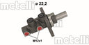 Metelli 05-1152 Brake Master Cylinder