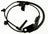 Holstein 2ABS0810 ABS Wheel Speed Sensor - Front Left