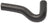 Continental 64333 HVAC Heater Hose - Thermostat To Pipe-4 or Throttle Body To Intake Manifold
