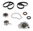 Continental PP186-187LK1 Engine Timing Belt Kit with Water Pump