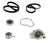 Continental TB244-186LK1 Engine Timing Belt Kit with Water Pump