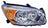 Depo 312-1197R-US1 Headlight Lens Housing - Right