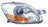 Depo 312-11A1R-UC1 Headlight Lens Housing - Right