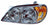 Depo 323-1111L-AC Headlight Assembly - Left