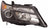 Depo 327-1102RMUSHN7 Headlight Lens Housing - Right