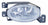 Depo 327-2002R-US Fog Light Lens / Housing - Right