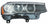 Depo 344-1157RMUCHM2 Headlight Lens Housing - Right