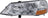 Eagle Eye HD450-A001L Headlight Lens Housing - Left