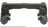 Cardone 14-1135 Disc Brake Caliper Bracket - Rear Left or Rear Right