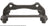Cardone 14-1181 Disc Brake Caliper Bracket - Rear Left or Rear Right