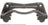 Cardone 14-1671 Disc Brake Caliper Bracket - Front Left or Front Right