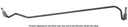 Cardone 3L-1204 Rack and Pinion Hydraulic Transfer Tubing Assembly