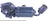Cardone 43-1427 Windshield Wiper Motor - Front