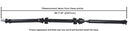 Cardone 65-5008 Drive Shaft - Rear