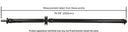 Cardone 65-5011 Drive Shaft - Rear