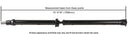 Cardone 65-7030 Drive Shaft - Rear