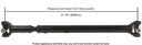 Cardone 65-9361 Drive Shaft - Front
