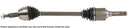Cardone 66-2160 CV Axle Assembly - Rear Left