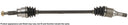 Cardone 66-2245 CV Axle Assembly - Rear Left