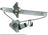 Cardone 82-1136CR Window Motor and Regulator Assembly - Rear Left