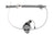 Aisin RPACH-072 Window Motor and Regulator Assembly - Rear Right