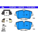 ATE 602726 Disc Brake Pad Set - Front