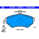 ATE 602821 Disc Brake Pad Set - Front
