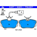 ATE 602872 Disc Brake Pad Set - Rear