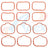 Apex AMS13121 Engine Intake Manifold Gasket Set - Lower and Upper