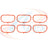 Apex AMS2511 Fuel Injection Plenum Gasket Set - Upper