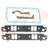Apex AMS2611 Engine Intake Manifold Gasket Set - Lower and Upper