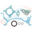 Apex ATC5371 Engine Crankshaft Seal Kit - Front