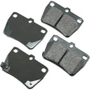 Akebono ACT1051 Disc Brake Pad Set - Rear