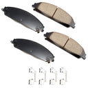 Akebono ACT1058 Disc Brake Pad Set - Front