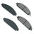 Akebono ACT1070 Disc Brake Pad Set - Front