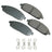 Akebono ACT1080 Disc Brake Pad Set - Front