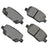 Akebono ACT1090 Disc Brake Pad Set - Rear