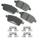 Akebono ACT1161 Disc Brake Pad Set - Rear
