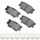 Akebono ACT1212A Disc Brake Pad Set - Rear