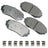 Akebono ACT1258 Disc Brake Pad Set - Front