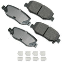 Akebono ACT1274A Disc Brake Pad Set - Rear