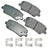 Akebono ACT1284B Disc Brake Pad Set - Rear