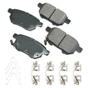 Akebono ACT1354B Disc Brake Pad Set - Rear