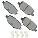 Akebono ACT1377B Disc Brake Pad Set - Rear