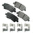 Akebono ACT1445 Disc Brake Pad Set - Rear
