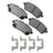 Akebono ACT1454 Disc Brake Pad Set - Front