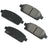 Akebono ACT1468 Disc Brake Pad Set - Rear