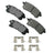 Akebono ACT1510 Disc Brake Pad Set - Rear