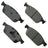 Akebono ACT1645 Disc Brake Pad Set - Front