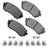 Akebono ACT1711 Disc Brake Pad Set - Front